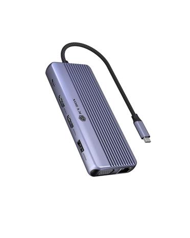 ICY BOX IB-DK4062-CPD Wired USB 3.2 Gen 1 (3.1 Gen 1) Type-C Anthracite