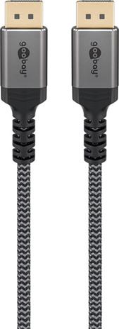 Pro DP 1.4 braided - Black - 1m – kuva 5/5