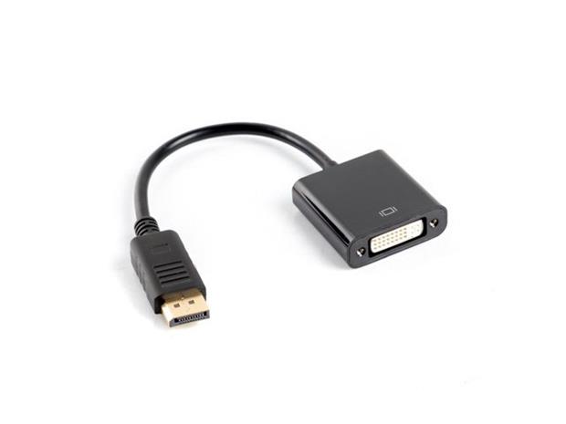 Lanberg - video adapter - DisplayPort to DVI-D - 10 cm