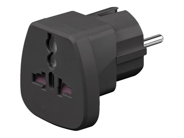 Pro Matka adapter to CEE7/7 - Musta