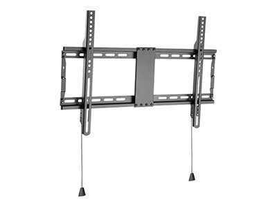 Gembird WM-80F-01 - mounting kit - fixed - for flat panel - 70kg - fine texture black