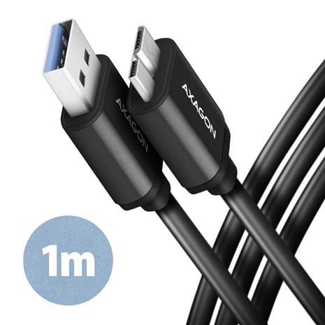 AXAGON BUMM3-AM10AB - USB cable - USB to Micro-USB Type B