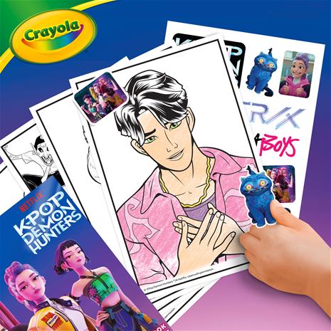 K-POP KPDH CRAYOLA Coloring Book 96 Pages – kuva 2/2
