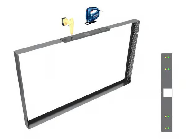 Multibrackets M Pro Series - mounting component - landscape - black