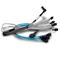 Broadcom Cable x8 8654 2x4 8643 9402 BLK SAS 1M – kuva 2