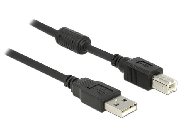 DeLOCK 83566 USB-kaapeli USB 2.0 1 m USB A USB B 0,48 Gbit/s Musta 83566 – kuva 2/2