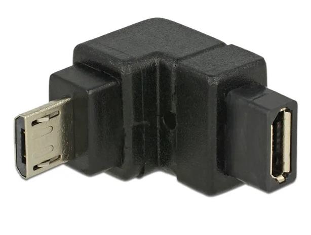 DeLOCK USB2.0Micro-B/USB2.0Micro-B Musta 65668