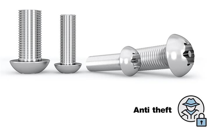 Multibrackets M Pro Series mounting component - anti-theft - silver