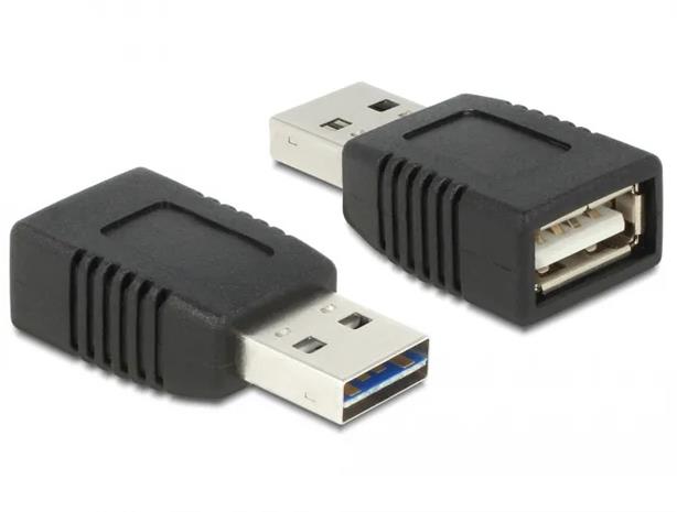 DeLOCK EASY-USB Musta 65965