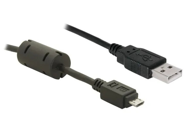 DeLOCK USB 2.0 Cable - 1.0m USB-kaapeli 1 m USB A Micro-USB B Musta 82299 – kuva 2/2