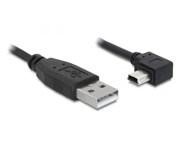DeLOCK 82684 USB-kaapeli USB 2.0 5 m USB A Mini-USB B 0,48 Gbit/s Musta 82684 – kuva 2/2