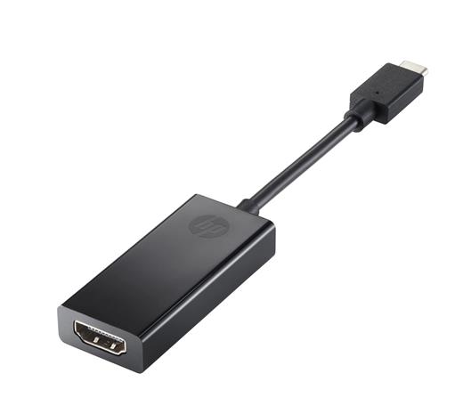 HP USB-C to HDMI Adapter, Black