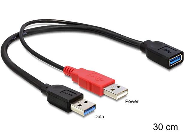 Delock 83176 USB 3.0/USB 3.0 - USB 3.0, kaapeli