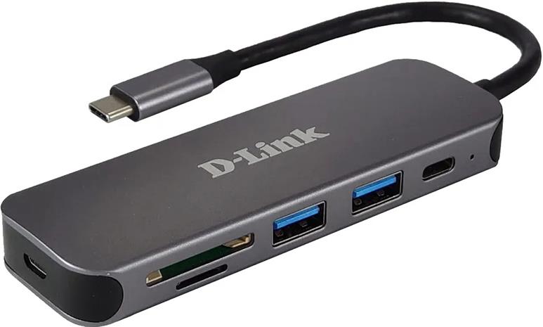 D-Link 5-in-1 USB-C Hub with Card Reader DUB-2325 – kuva 3/3