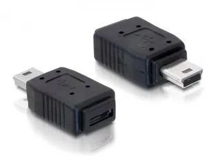 DeLOCK Adapter USB mini/USB micro-B USB mini M micro-B FM Musta 65155 – kuva 2/2