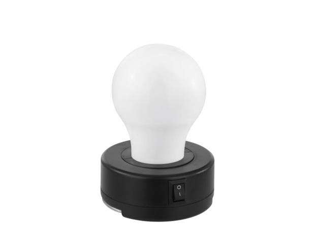 EGLO RAFAELA MAGNET BULB W/BATTERY WHITE/BLACK