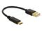 DeLOCK - USB-C cable - USB to 24 pin USB-C - 15 cm – kuva 2