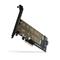 Axagon PCEM2-D PCIe 3.0 x4 M.2 NVMe + SATA Storage Controller – kuva 3