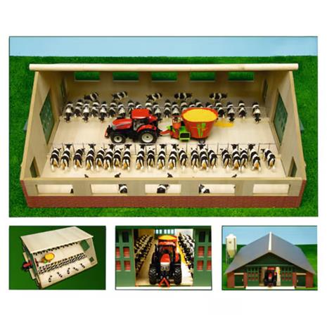 Kids Globe Running stable Wood 1:32
