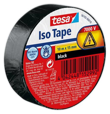 tesa electrical insulation tape - 15 mm x 10 m - black