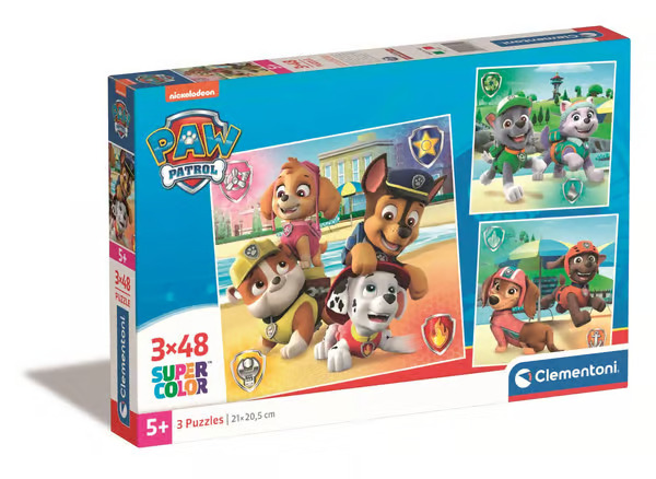 Paw Patrol Palapeli – 3x48 palaa