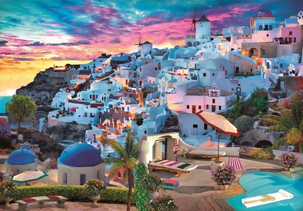 Clementoni Jigsaw Puzzle Greece View 500pcs. Lattia
