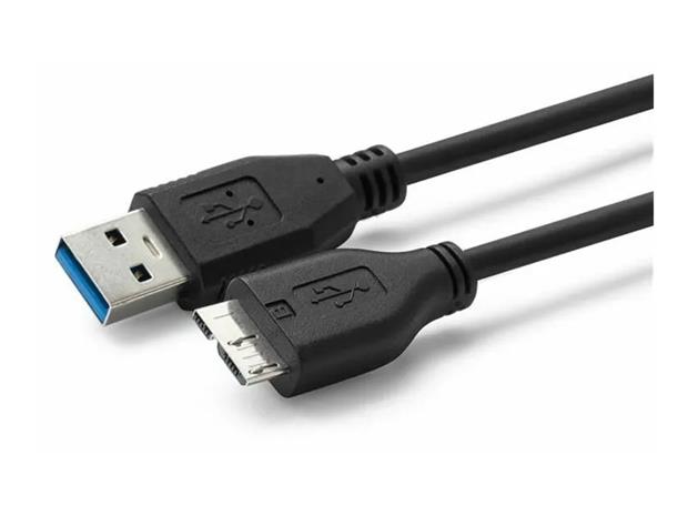 Pro USB-A <-> USB Micro-B 3.0 - 3m - Musta