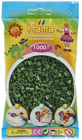 Hama Fuse Beads - Forest Green 1000pcs.