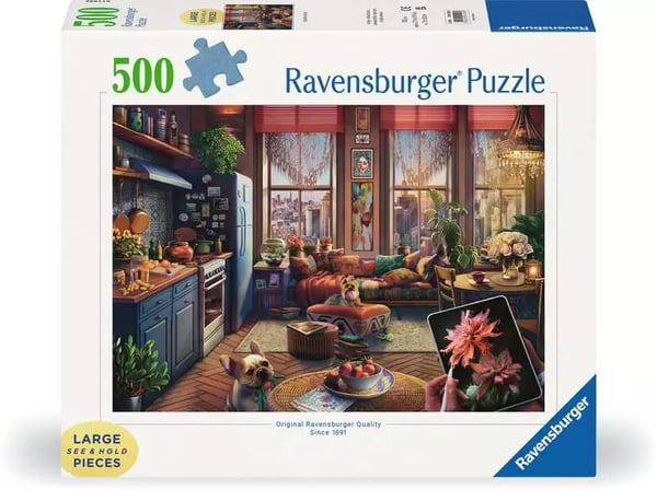Ravensburger Jigsaw Puzzle Cozy Boho Studio 500pcs.