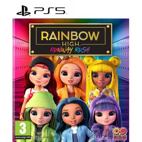 Rainbow High: Runway Rush, PS5 -peli