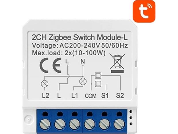 Avatto Smart Switch Module ZigBee LZWSM16-W2 No Neutral TUYA