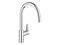 Grohe BauEdge Kitchen faucet with pull-out Chrome – kuva 2