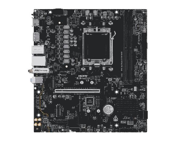 MSI Pro A620AM-G EVO WIFI AMD A620A Socket AM5 micro ATX