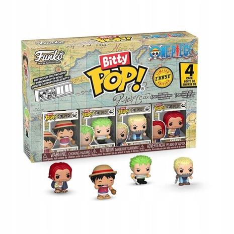 Funko Bitty Pop!: One Piece - Luffy, 4-pack (2,5 Cm) FIGU