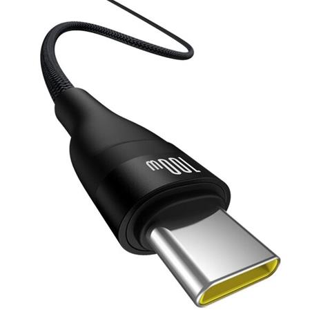 Baseus Flash 2 USB-A / USB-C cable 100W 1 m - blac