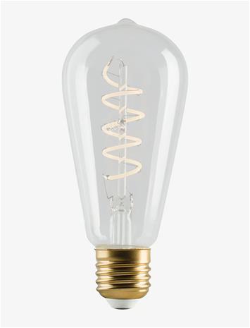 E3LIGHT E3 Led Vintage St64 E27 922 Spiral Clear Dimmable - CLEAR - One Size