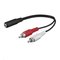 Microconnect audiokaapeli 3,5 mm AUDALH02 – kuva 1
