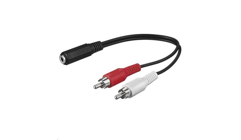 Microconnect audiokaapeli 3,5 mm AUDALH02 – kuva 1/2