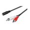 Microconnect audiokaapeli 1x3,5 mm 1,4 m AUDLRC14 – kuva 1