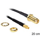 DeLOCK koaksiaalikaapeli 200 mm 88580