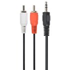 Gembird 1.5m, 3.5mm/2xRCA, M/M CCA-458
