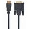 Gembird 1.8m, HDMI/DVI, M/M CC-HDMI-DVI-6 – kuva 1