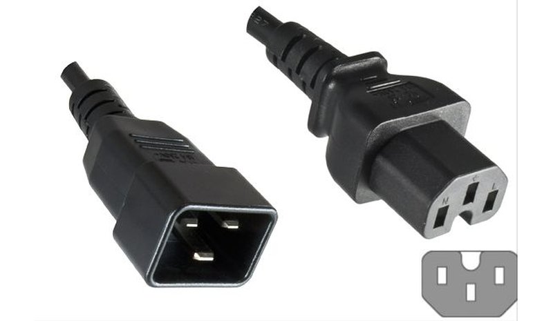 Microconnect virtajohto 1,8 m PE152018 – kuva 1/2
