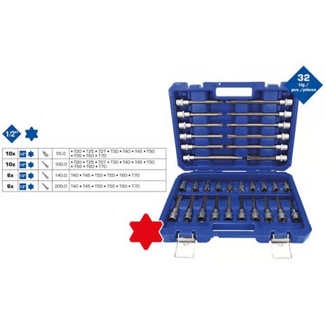 Brilliant Tools yläavainsarja BT022532