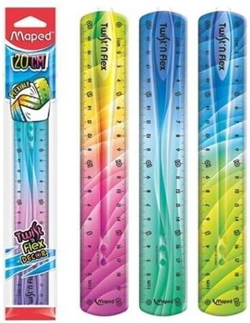 Maped Twistn Flex Decor 20cm viivain – kuva 2/2