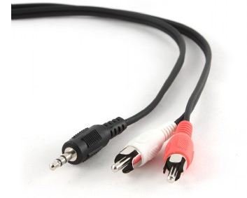 Gembird 1.5m, 3.5mm/2xRCA, M/M CCA-458