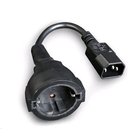 Virtasovittimen johto Cablexpert PC-SFC14M-01, C14–Schuko