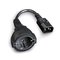 Virtasovittimen johto Cablexpert PC-SFC14M-01, C14–Schuko – kuva 1