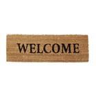 Ovimatto "Welcome" 75x25 cm, vaaleanruskea