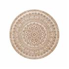 Matto 120 cm, valkoinen/beige